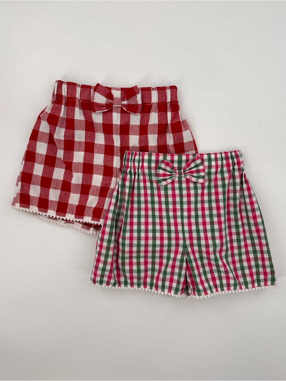 Bella Bliss Gingham Shorts With Bows Bundle Size 5